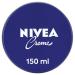 Nivea cream can (150 ml) classic moisturizer for all skin types rich skin cream with a nourishing eucerite 150 ml (1 Pack)