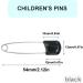 Ruidee 50 Pcs Black Diaper Pins with Safe Locking for Baby's Safety - Buy Online on GoSupps.com