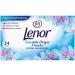 Lenor 6 x 34 pack Tumble Dryer Sheets With Welari Thank You Card Fresh Laundry Fragrance Spring Blue Clothes Washing Scent (204sheets) - Buy Online on GoSupps.com