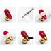 GSHLLO 5 PCS Adhesive Nail Art Guide Tapes Stickers - Nail Striping Line Tape 0.5cm - Buy Online on GoSupps.com