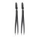 Sonew Eyelash Grafting Tweezer Eyebrow Tweezer with Tail Eyebrow Brush Oblique Mouth Design Easy to Use Lash Nipper for Makeup