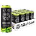 ZOA Zero Sugar Healthy Positive Energy Drink Lemon Lime 16 fl. oz. (12 Pack) - Supports Immunity Focus Hydration Body & Energy - 160mg Natural Caffeine - 100% DV Vitamins C B6 & B12