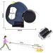 Double Headed Retractable Dog Leash with Flashlight and Poop Bags 10FT Heavy Duty Reflective Walking Pet Leashes for Small Dogs or Cats up to 18 lbs Tangle-Free Dog Leash(Blue) - Buy Online on GoSupps.com