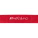 THERABAND Resistance Band Loops Professional Latex Mini Band for At-Home Exercise & Lower Body Pilates Crossfit Yoga Stretching Physical Therapy Strength Training without Weights Red - Medium 18 Inch