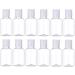 Prochive 50 ml Clear Travel Bottles Set Empty Transparent Plastic Travel Toiletries Liquid Containers Bottle for Shampoo Conditioner Lotion Pack of 12 - Buy Online on GoSupps.com