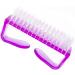 Handle Grip Nail Brush Nail Hand Fingernail Scrubbing Cleaning Brush For Toes Nails Cleaner Pedicure Brushescolor:PurpleUseful and Professional - Buy Online on GoSupps.com