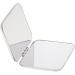 Tenlacum Metal Compact Pocket Mirror - Double Sided Portable Unbreakable Surface Silver | Perfect Travel Accessory - Buy Online on GoSupps.com