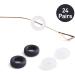 VEGCOO 12 Pairs Round Glasses Retainers Silicone Eyeglasses Hooks Temple Tip Holder Ring Eyewear Sleeve Retainer for Glasses Eyeglasses and Sunglasses B - Buy Online on GoSupps.com