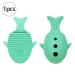 Silicone Makeup Brush Cleaning Mat - 1pc Suction Cup Scrubber & Cartoon Design for Easy Brush Washing - International Shipping Available - Buy Online on GoSupps.com