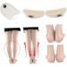 FRCOLOR Plantar Foot Orthotic Inserts - 2 Pairs Transparent Heel Cups for Pronation & Corrective Support | 9x4.5cm - Buy Online on GoSupps.com