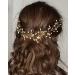 Kercisbeauty Pearl Headpiece Bridal Hair Accessories Women Wedding Leaf Tiara Girls Headpiece Prom Jewelry Rose Gold - Buy Online on GoSupps.com