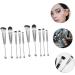 2 Sets of Makeup with Metal Handle Cosmetic Brush Travel Makeup Brush Set Eye Makeup Brush Mix Oblique Eyebrow Brush Powder Brush Travel Painting - Buy Online on GoSupps.com