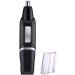 VDLLQYN Nose hair trimmer and ear hair trimmer men wetdry easy operation easy to clean black Nose hair trimmer