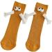 Hand in Hand Children's Socks - Magnetic Cute and Funny Yellow Fashion - 1 Pair - Buy Online on GoSupps.com