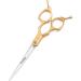 Moontay 6.5 Professional Curved Pet Grooming Scissor - 440C Japanese Stainless Steel, Ultra-Light Aluminum Handle, Dog Cat Shear/Scissor - Gold 6.5 Straight Cutting - Buy Online on GoSupps.com