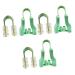 Healeved 6 Sets Nose Clip Set Nose peg for snoring Clip Nose Plugs Nose Clip Beauty kit U-Type Nose Clips Woman Product Straightener Night use