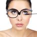 Glasses make-up reading glasses for women rotatable make-up glasses make-up glasses make-up magnifying glasses rotating glasses with a lens essential tools for female make-up (#6)