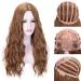 HBINGBING Long Synthetic Water Wave Wigs - Heat Resistant Brown Blonde Red & Black Hair for Women | International Shipping - Buy Online on GoSupps.com