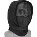 Aifordge Airsoft Mask - Adjustable Storm Hood Facial Mask for Paintball CS Tactical Cosplay & Outdoor Sports - Black Eye Protection Headgear - Buy Online on GoSupps.com