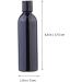Lurrose 6 Pack Refillable Empty Plastic Cosmetic Bottles - 250ml Travel Bottles for Cream Water and Liquid Soaps - Black - Buy Online on GoSupps.com