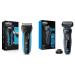 BRAUN Series 3 3040 Wet and Dry Shaver Electric Men's Razor Razors Shavers & Series 5 5018s Electric Razor for Men with Precision Trimmer Wet & Dry Rechargeable Shaver+Braun Series 5