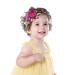 Cinaci 4-Pack Delicate Rose Blossom Super Stretch Nylon Headbands for Baby Girls Newborns Infants & Toddlers - Perfect Hair Accessories - Buy Online on GoSupps.com