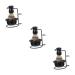 3 Sets Beard Set Wear-resistant Beard Brush Wear-resistant Shaving Cup Men Supply Shaving Supply Household Shaving Cup Shaving Accessory Wear-resistant Shave Brush Male Supply