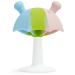 Bite ring baby umbrella bite ring with suction foot biting toys for babies boys and girls seposve silicone baby chops for suction needs bpa free multi -colored