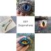 20pcs Beadthoven 12mm Mixed Style Dragon Eye Glass Cabochons for Jewelry Making - Buy Online on GoSupps.com