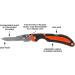 Gerber Gear Vital Pocket Folding Hunting Knife | Exchangeable Blade | Orange/Black - Buy Online on GoSupps.com