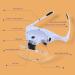 YORKING Head Mount Magnifying Glasses with 2 Led Light 1X to 3.5X Zoom Handsfree Reading Magnifier Glasses with 5 Detachable Lenses for Repairing Crafts Jewelry Reading Aid - Buy Online on GoSupps.com
