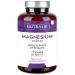 Magnesium Bisglycinate + Citrate - 2145mg - Vitamin B6 B5 C - Fatigue Stress - Magnesium BIO-Available - Magnesium Citrate and Magnesium Bisglycinate - 120 Capsules - Nutralia (Taste Free)