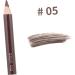 Healeved 2pcs Long Lasting Eyebrow Pencils Uk Spoolie Eye Brow Pencils for Women Eyebrow Makeup Wooden Brown 1 count (Pack of 1) Brown - Buy Online on GoSupps.com