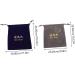 WOONEKY 2pcs Storage Bag Multipurpose Organizing Pouches Curl Multifunctional Bag Flocking Cloth - Buy Online on GoSupps.com