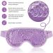 County Aqua Peas Cooling Gel Eye Mask - Cool/Warm Therapy - Perfect For Insomnia Puffy Eyes & Dark Circles (Purple) - Buy Online on GoSupps.com