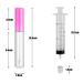 SKPPC 30pcs 10ml Lip Gloss Tubes - Empty Containers for Lip Samples and DIY Makeup | Clear Balm Bottles with Rubber Stoppers (Black, Silver, Pink) - Buy Online on GoSupps.com