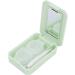 DEWIN Fashionable Portable Contact Lens Case - Stylish Green Avocado Holder Kit for Women - Buy Online on GoSupps.com