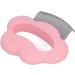 Buy Cat Comb - Skin-Friendly Elastic Half-Curved Massage Comb for Cats | Cat-Safe Exfoliating Grooming Tool in Pink - International Shipping Available - Buy Online on GoSupps.com