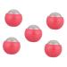 Beaupretty 5st hand massage ball massage device with ice rolls household appliances trigger point ma cold massage roller foot massage device for feet tools foot sole fasciitis pink fitness stainless steel