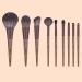 DFHBFG 9-Piece Makeup Brush Set - Full Loose Powder Blush & Eye Shadow Brushes for Flawless Application - International Shipping Available - Buy Online on GoSupps.com