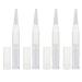 FOMIYES 4pcs Refill pen cute lip gloss tubes empty lip gloss tubes cosmetic pen cuticle oil applicator nail polish pen Nail Nutrition Oil Applicator to rotate white abs liquid Makeup Tools