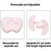Blublu Park 2-in-1 Baby Travel Cushion - Pink | Adjustable Banana Shape | Neck and Head Support for Infants 3-12 Months - Buy Online on GoSupps.com