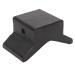 4in Universal Black Rubber Bow Stop Professional Boat V Block Trailer Rubber Bow Stop for Yachts Trailers Caravans