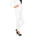 FUTURO FASHION Womens Maternity Leggings Full Ankle Length Cotton Leggings Comfortable Maternity Leggings for Ladies Soft Pregnancy Pants Belly Support Size 8-22 20 White