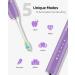 7am2m Electric Toothbrush for Kids - 6 Brush Heads, 100 Days Charge, 5 Modes, Waterproof (Purple) - Buy Online on GoSupps.com