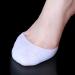 3 Pairs Professional Silicone Gel Toe Protectors | Forefoot Cushions for Ballet Pointe Dance Shoes - White - Buy Online on GoSupps.com