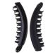 Minkissy 10pcs Slipproof Banana Hair Clips - Black Plastic Ponytail Grippers for Women | Perfect Hair Jewelry for Home Hotel Party & Masquerade - Buy Online on GoSupps.com