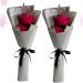HOMSFOU 2pcs Rose Flower Soap Artificial Rose Flower The Gift Flower Soap Bouquet Flower Bouquets Artificial Flowers Bouquet Delicate Soap Flowers for Festival Decorate Fragrance Rosy 34x12x6cm - Buy Online on GoSupps.com