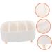 Housoutil 4pcs Box Makeup Storage Box Eyeshadow Cosmetics Organizer Countertop Organizer Split Type Bracket 20.6X20X8.6CMx4pcs Whitex4pcs - Buy Online on GoSupps.com