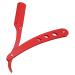 Professional Eller Barber Straight Edge Razor - Portable Manual Fold Alloy Hair Cutting Tool for Home Salon - Red (Blade Not Included) - Buy Online on GoSupps.com